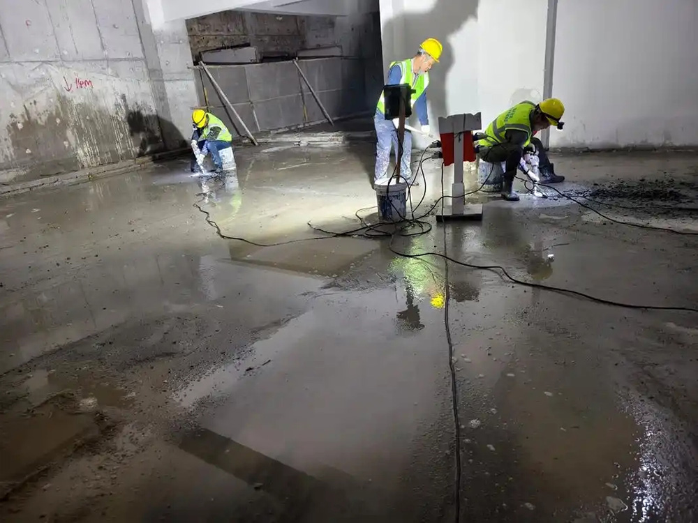 泰安新泰地下室堵漏